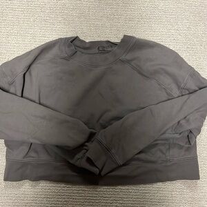 Nuuds cropped sweatshirt in mocha